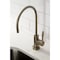 Kingston Brass KS8193NKL Single-Handle Cold Water Filtration Faucet, Antique Brass KS8193NKL - alternate 4